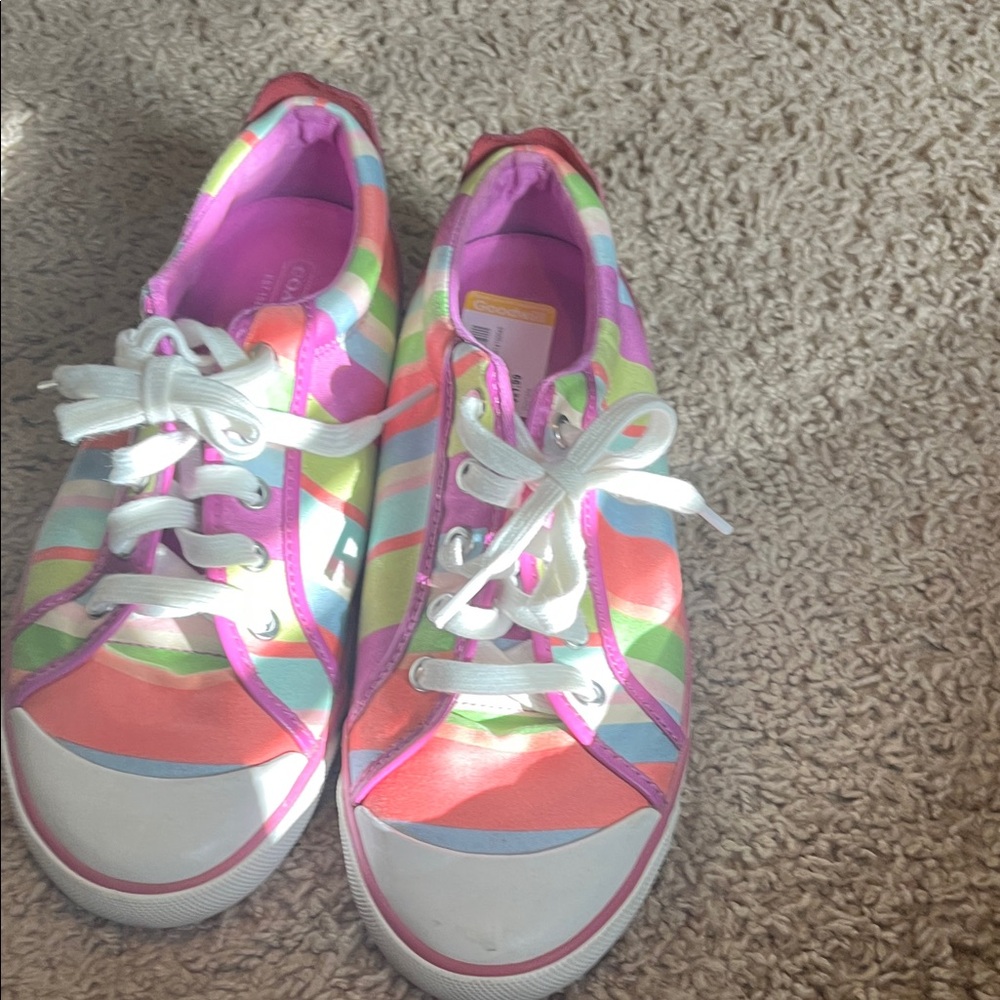 Coach Pink Sneakers with White Soles